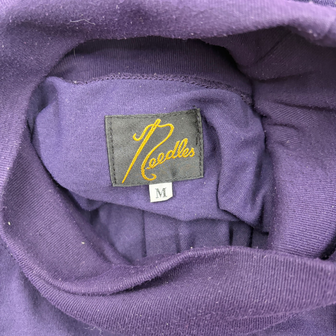 NEEDLES Purple Turtleneck T-Shirt