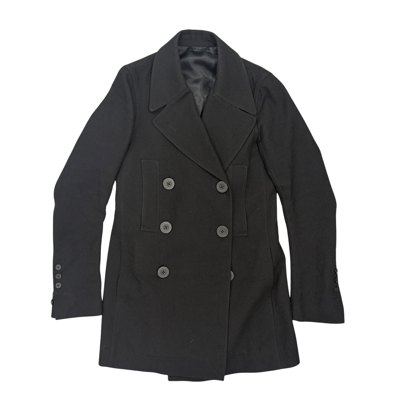 RICK OWENS Double Breasted Coat