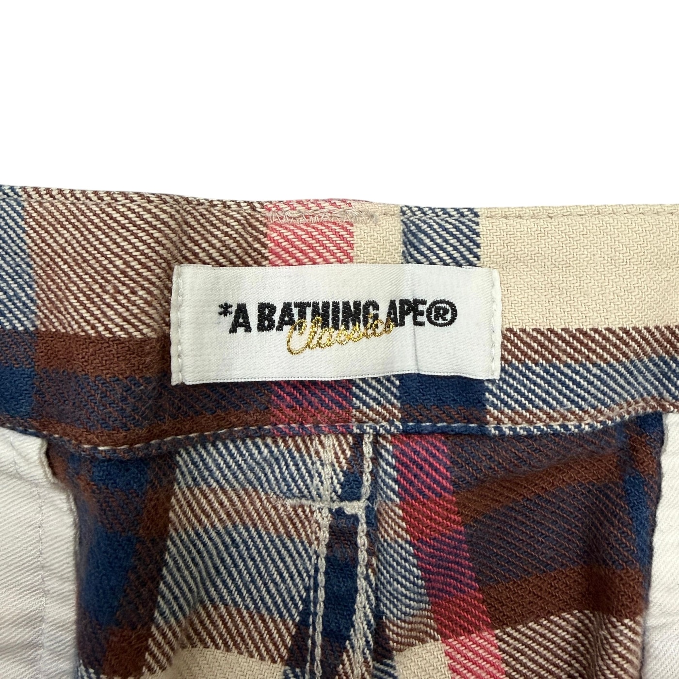 BAPE 格子短裤
