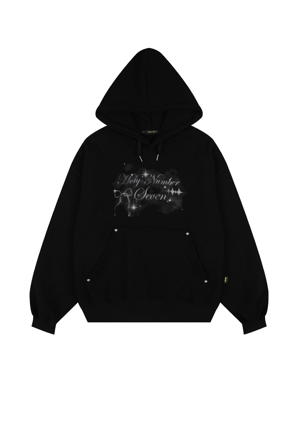 Lovely Ribbon Dancer Cubic Hoodie_Black