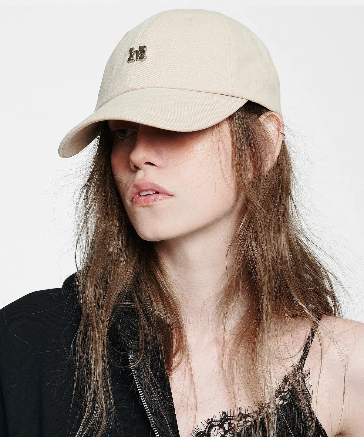 Holy Symbol Small Logo Cap_Light Beige