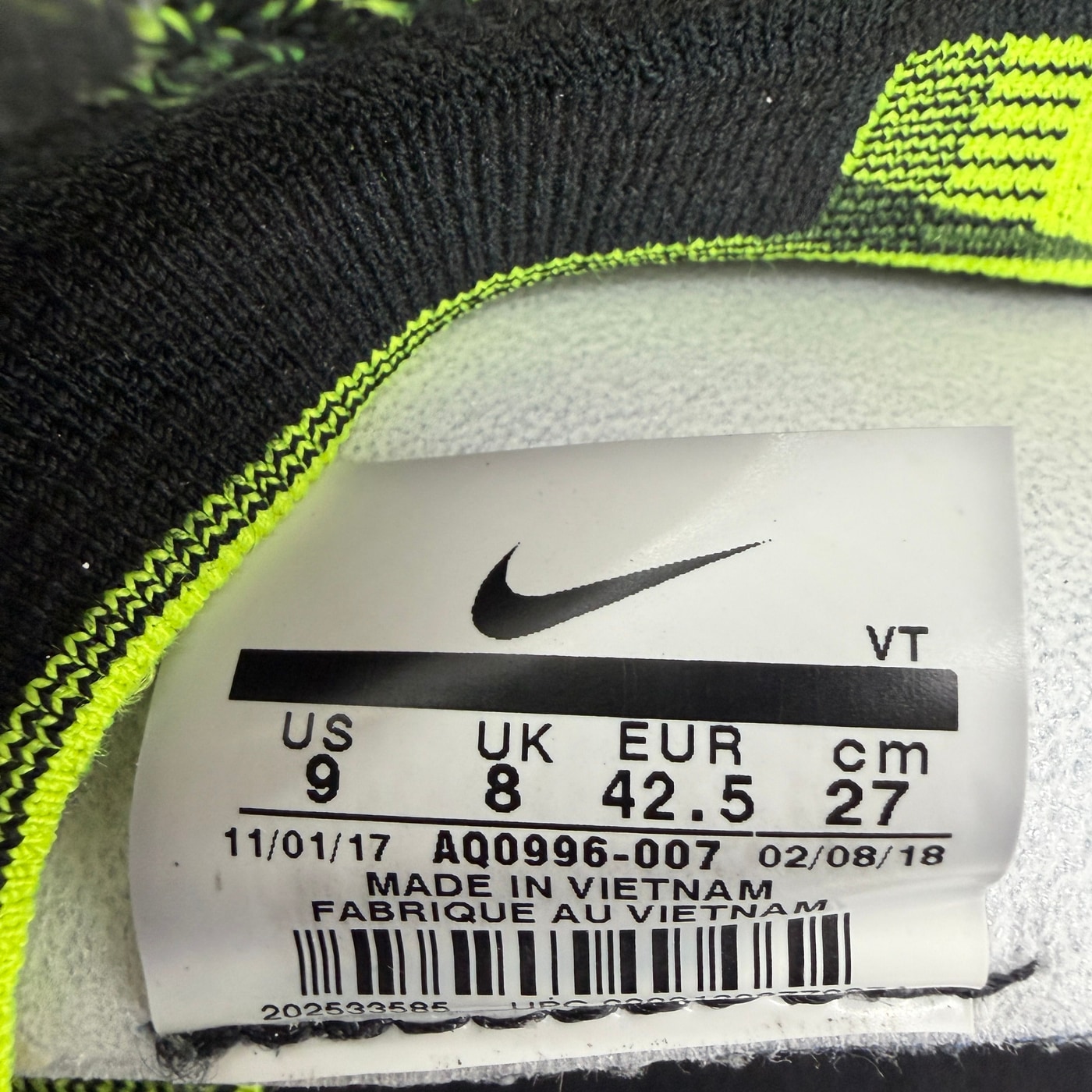 耐克 X ACRONYM AIR VAPORMAX FK MDC 2
