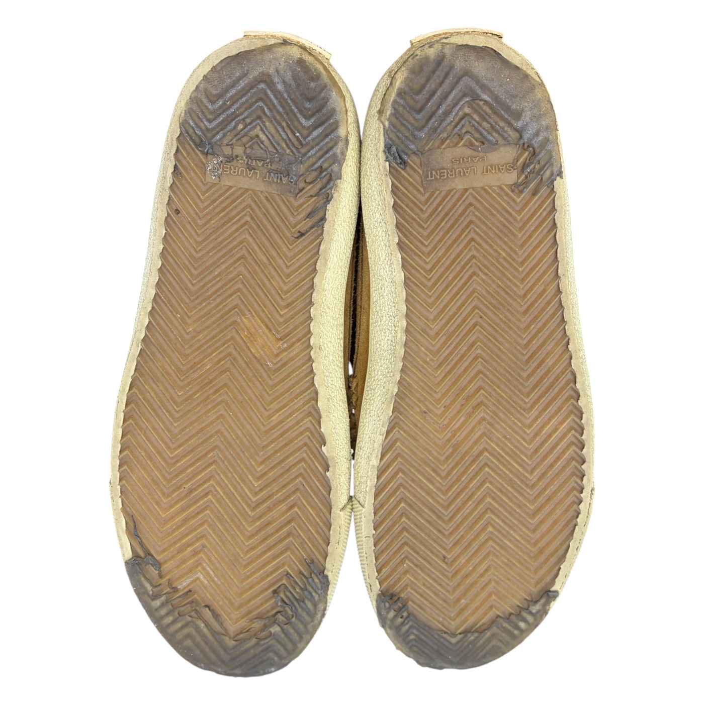 SAINT LAURENT Fringe Suede Sneakers