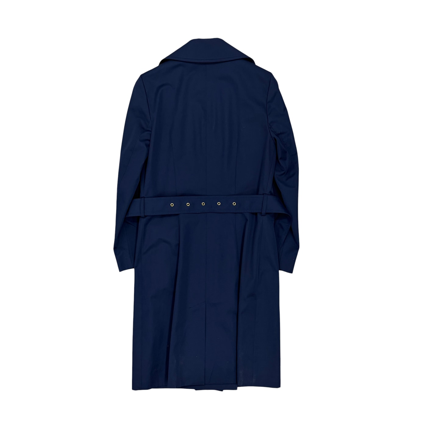 MICHAEL KORS Navy Double-Breasted Trench Coat