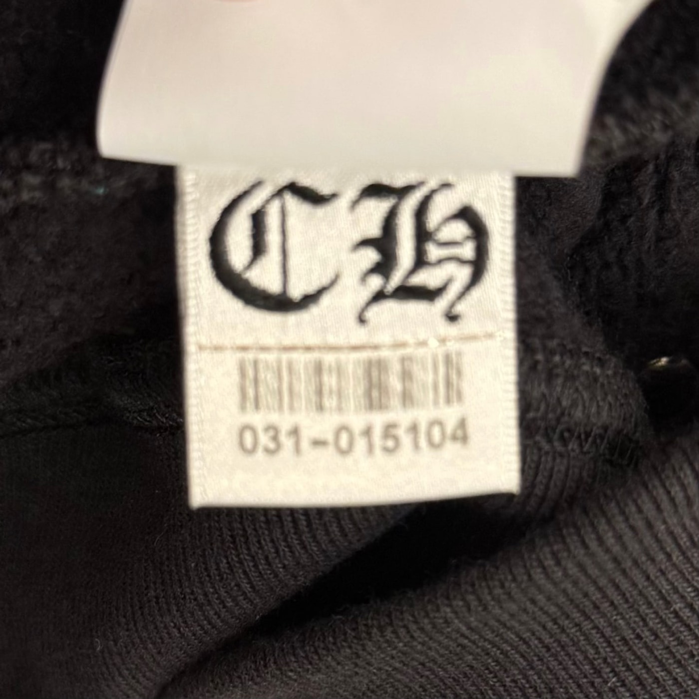CHROME HEARTS Leather Cross Patch Hoodie