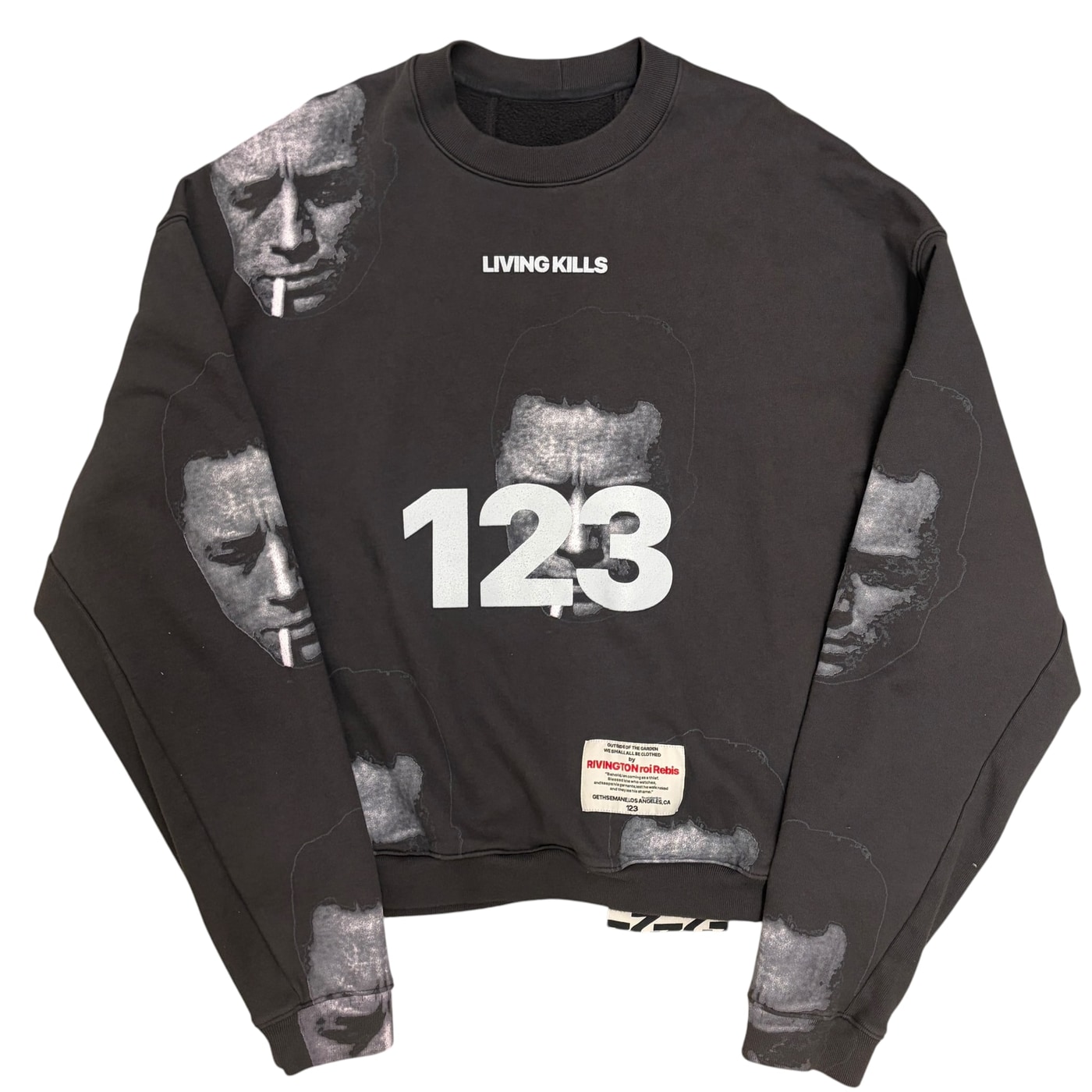 RIVINGTON roi REBELS Living Kills Sweatshirt