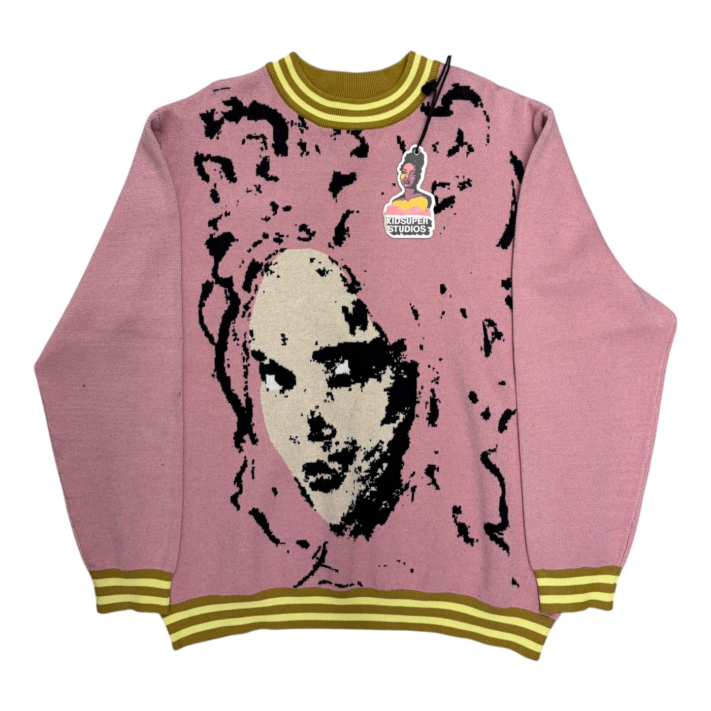 KID SUPER Graphic Knit Sweater