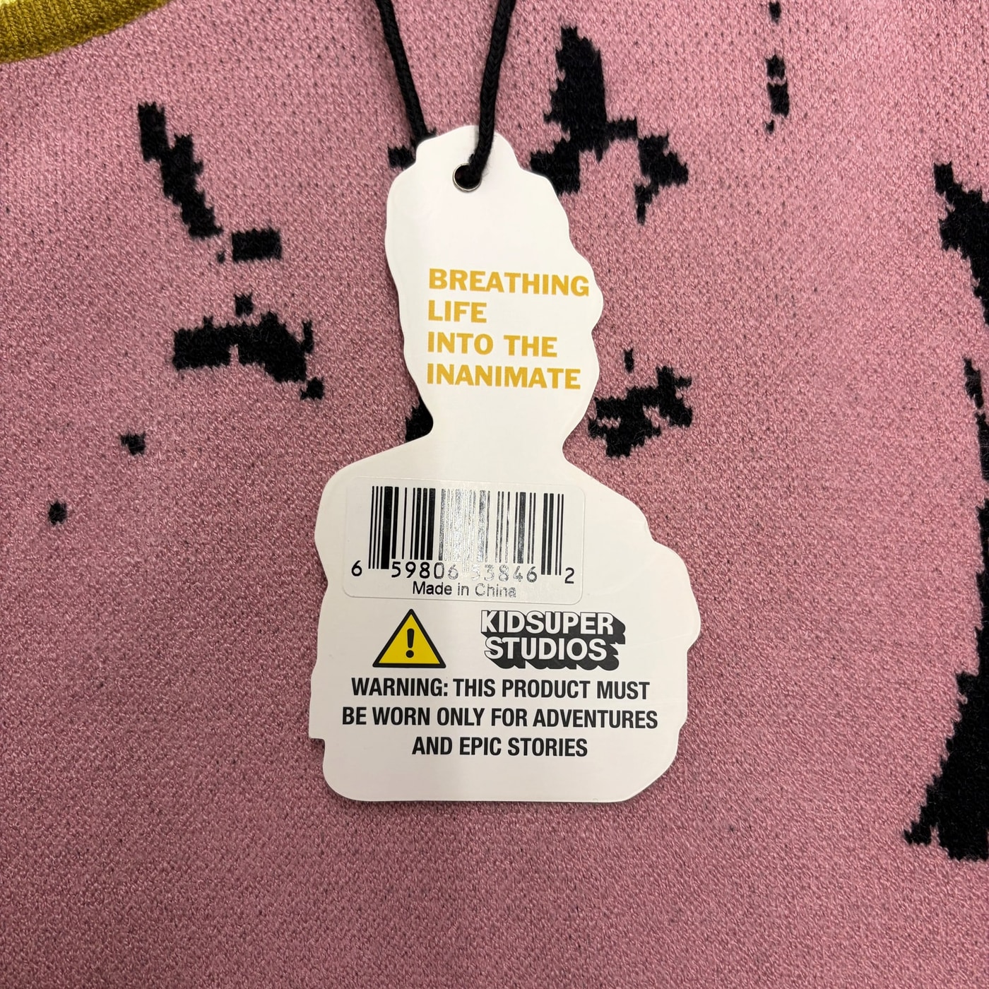 KID SUPER Graphic Knit Sweater