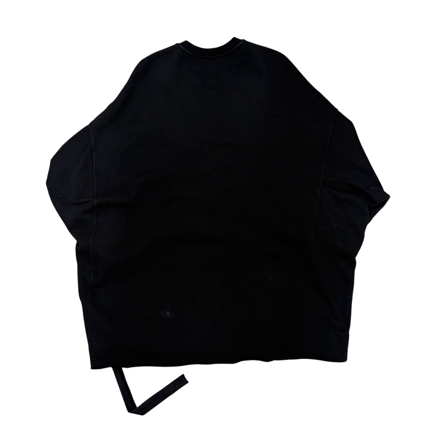 RICK OWENS Black Oversized Sweatshirt