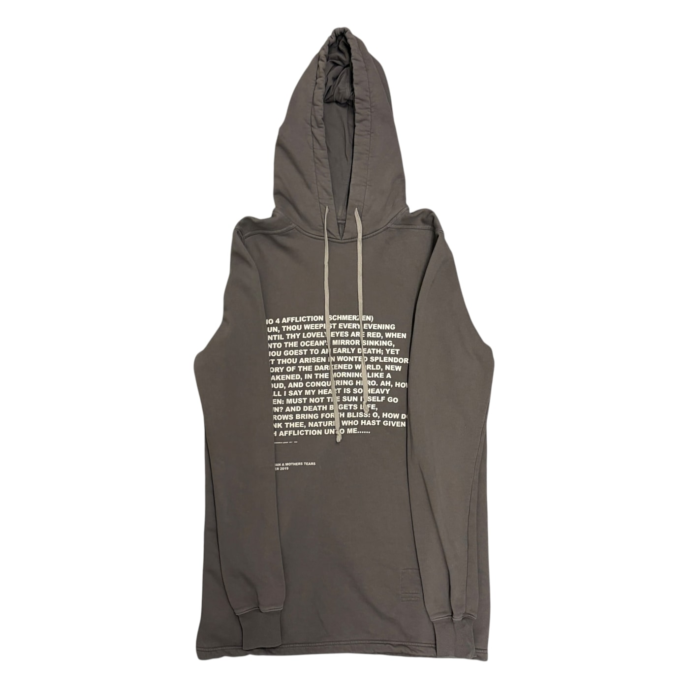 RICK OWENS Graphic Hoodie