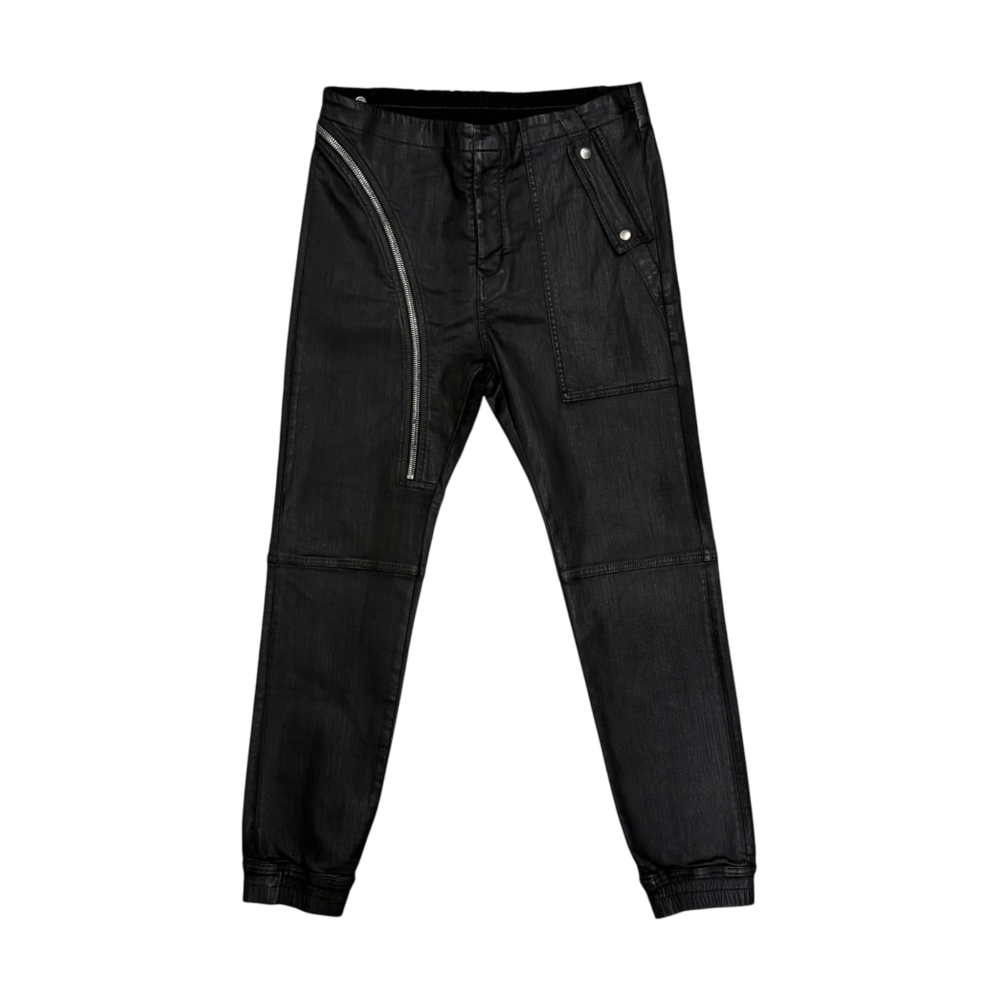 RICK OWENS Waxed Biker Pants