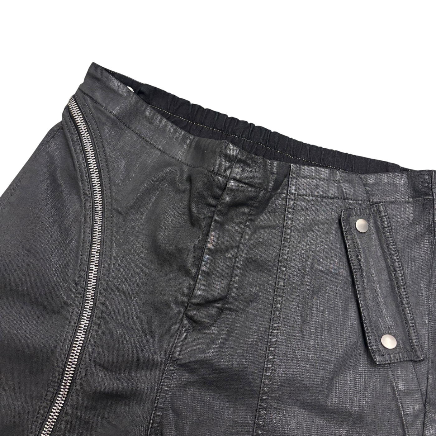 RICK OWENS Waxed Biker Pants