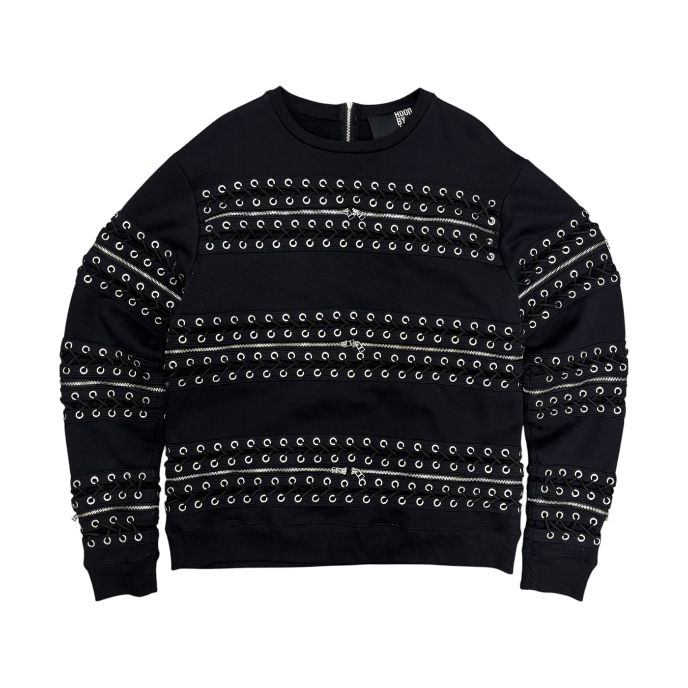 HOOD BY AIR Stylish Zipper Detail Sweatshirt