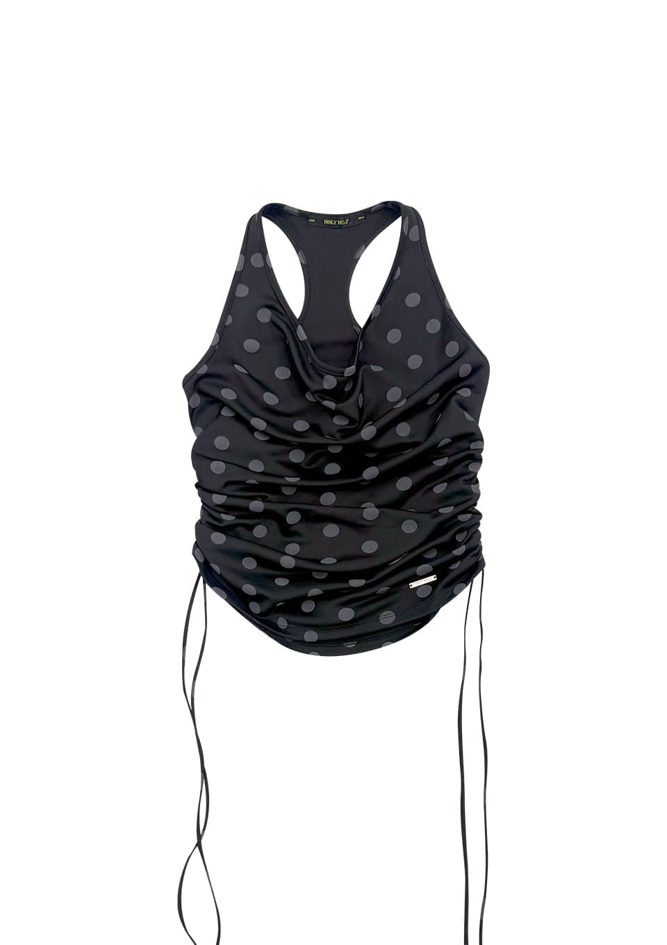 Draping Halterneck Sleeveless Top