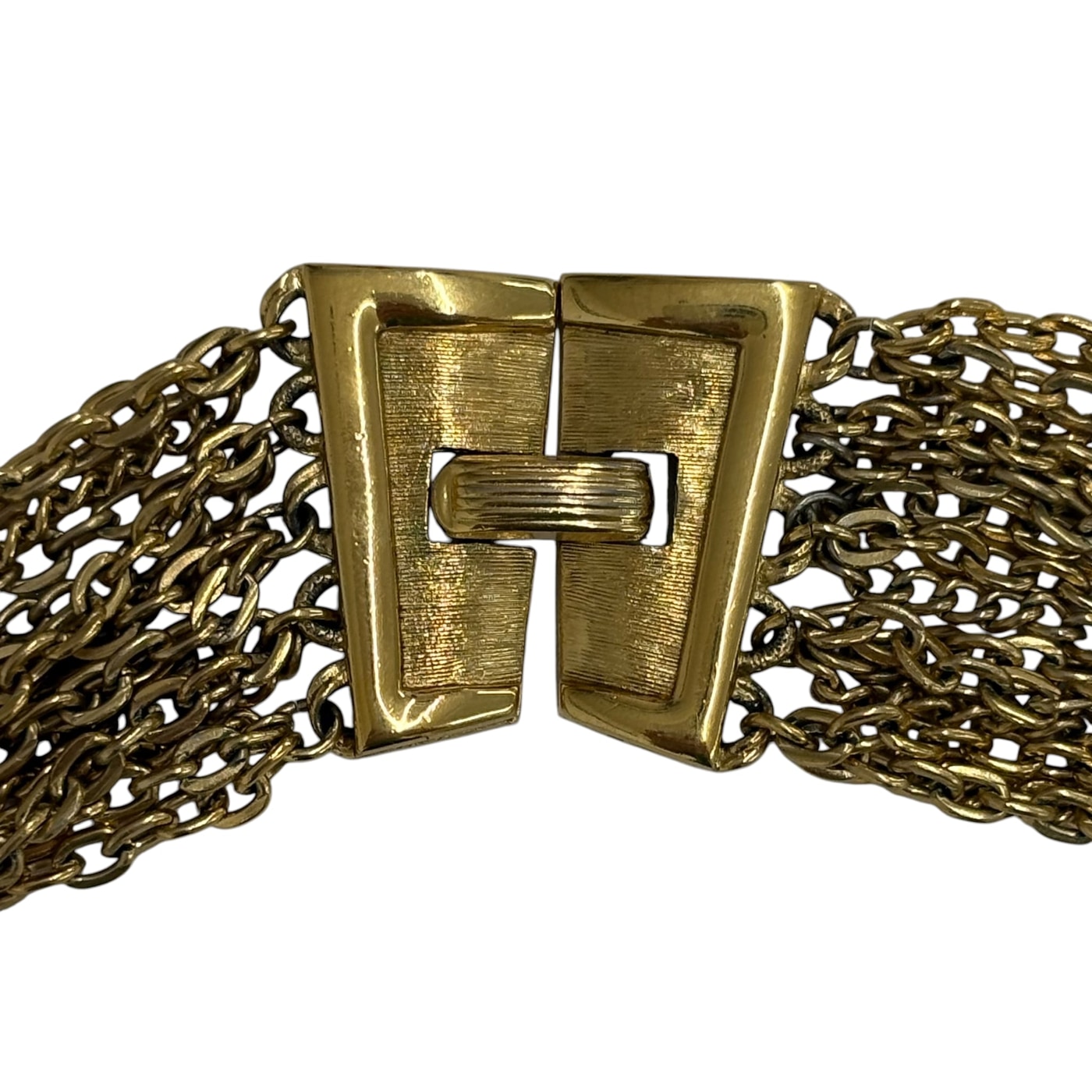 Trifari Layered Chain Necklace