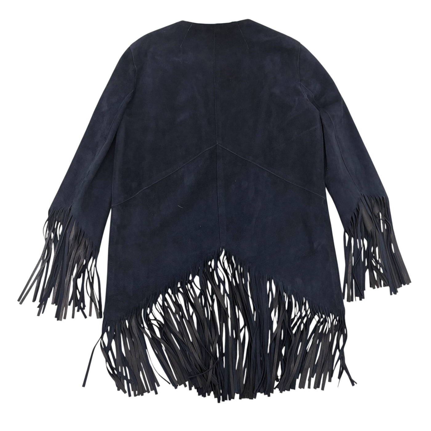 sandro Fringe Suede Jacket