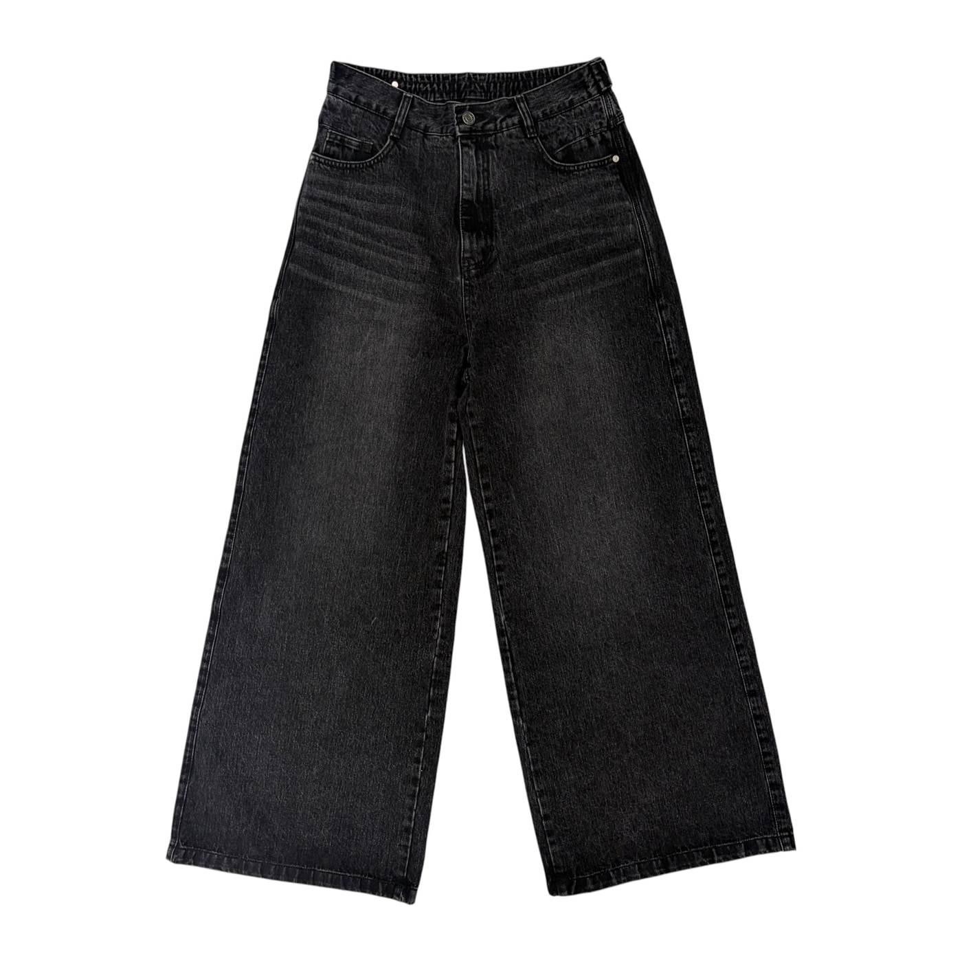 SONGZIO HOMME Wide Leg Black Jeans