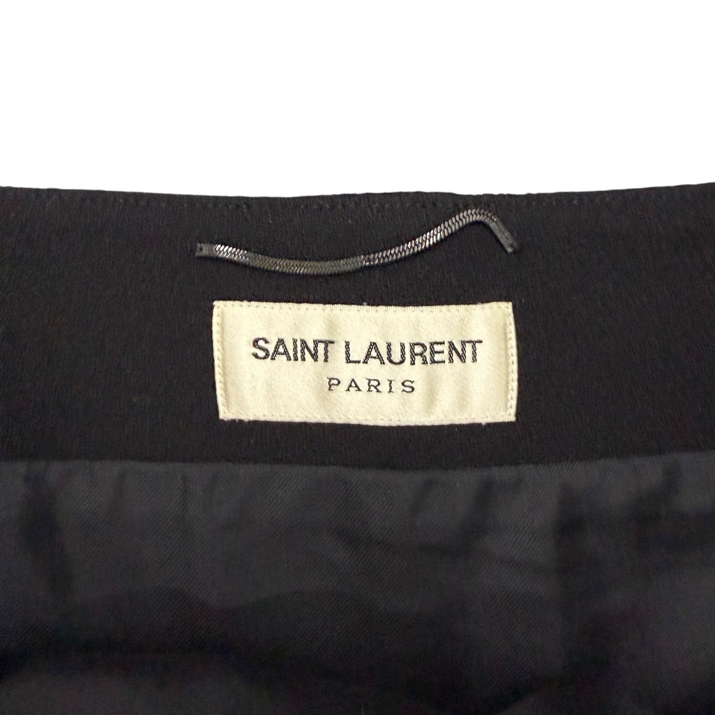 SAINT LAURENT One-Shoulder Black Dress