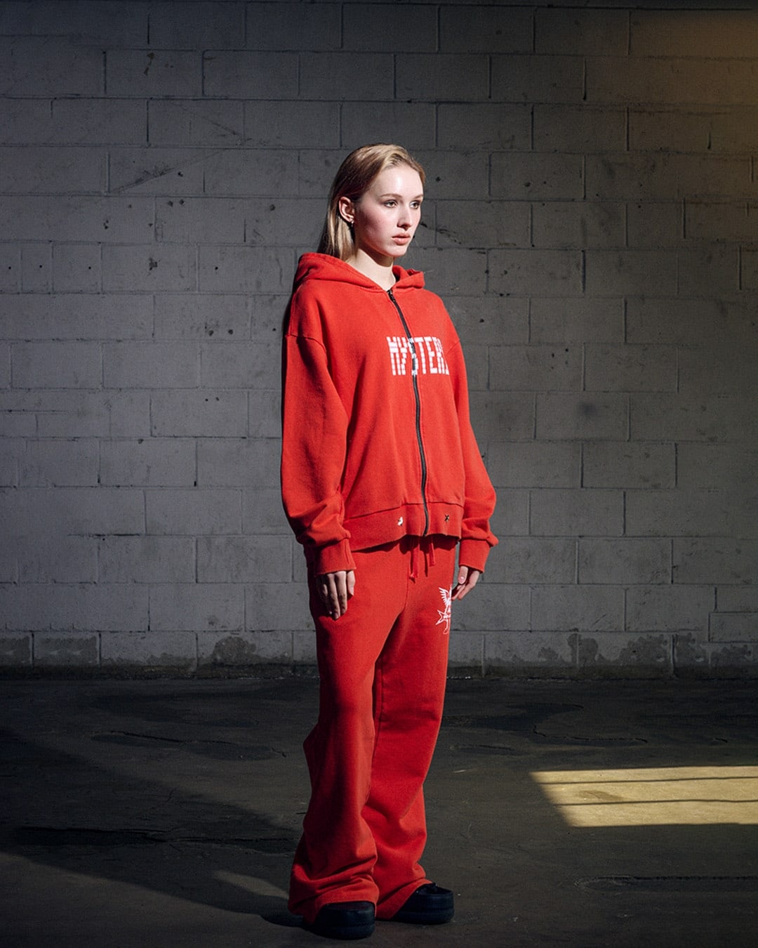 Mysterious Hood Zipup (RED)