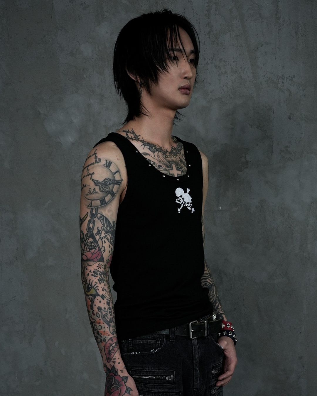 Skull Stud Sleveless