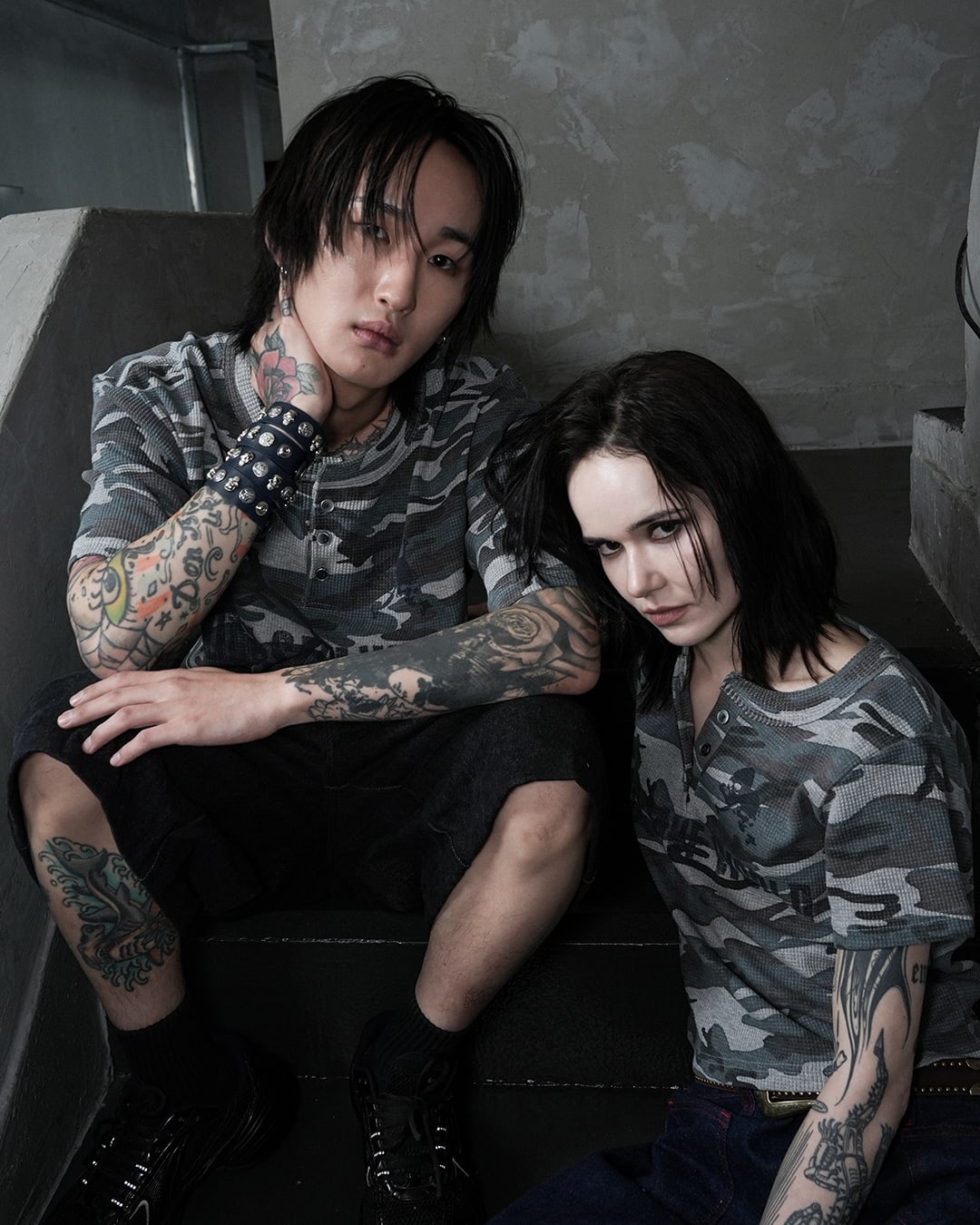 P.S.W 迷彩亨利领