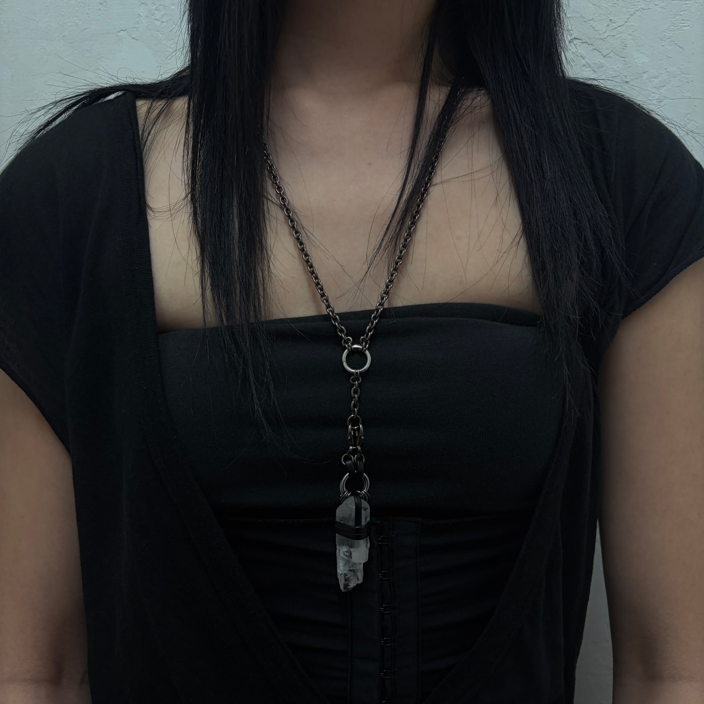 Clear Quzrtz necklace