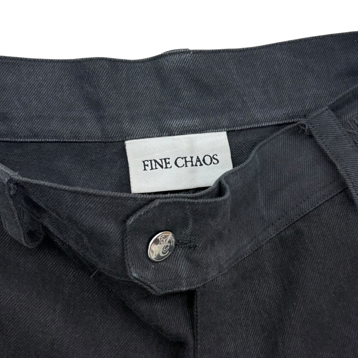 FINE CHAOS Black Zippered Pants