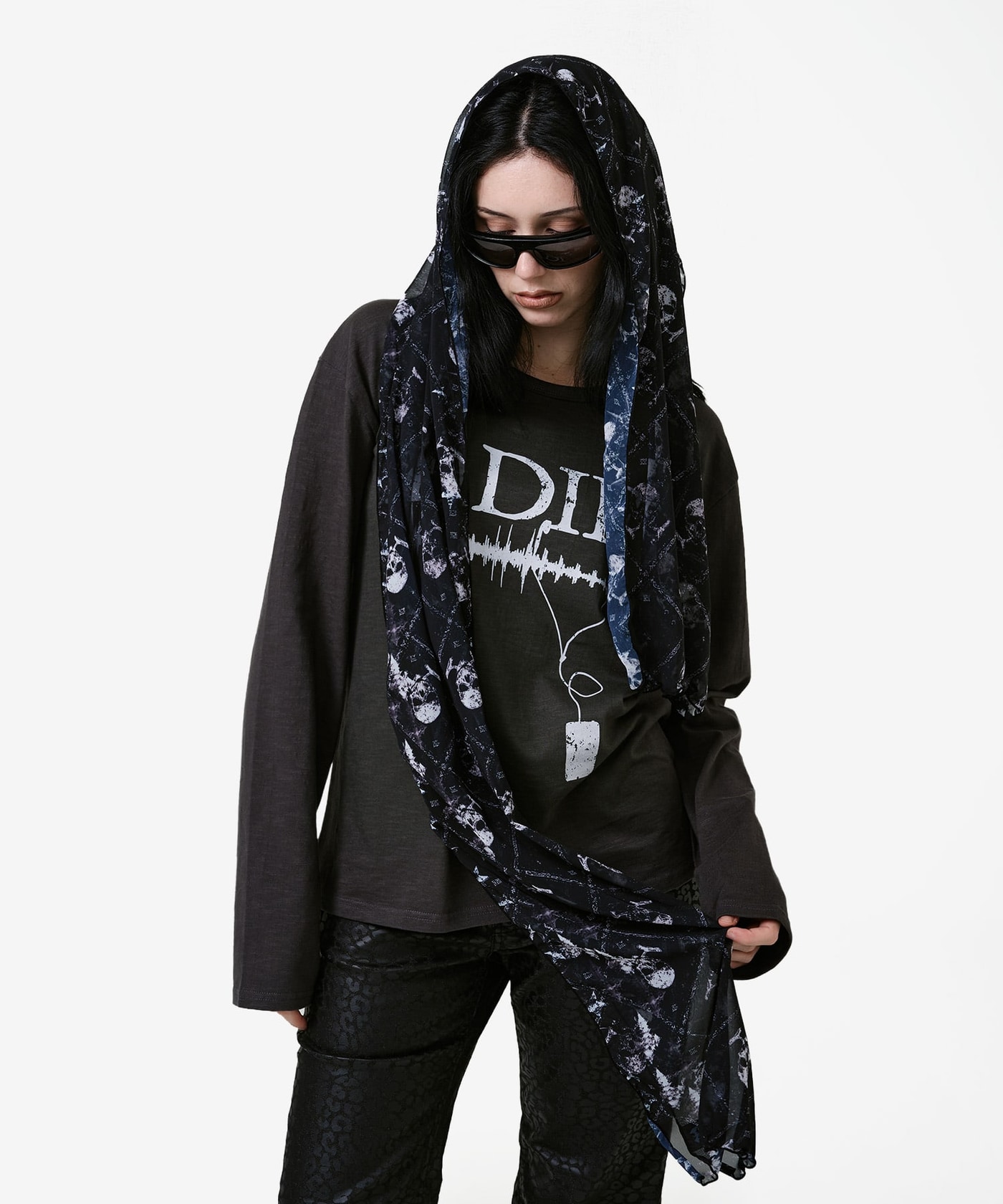 Skull Cross Scarf